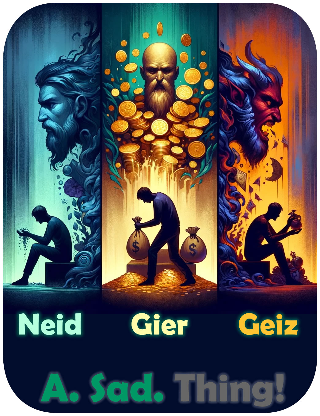 Neid - Gier - Geiz